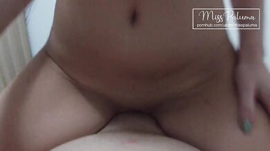 Titfuck and handjob cum exploding on huge tits