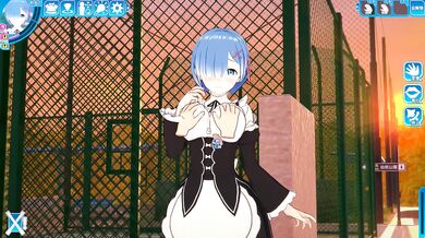 Koikatsu remu blue hair big tits cumshot hentai destroyed