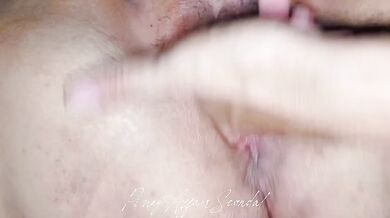 Filipina pussy fingered until creampie sob dangling drool
