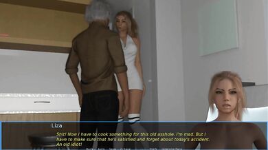 Old pervert destroys teen slut in rough hardcore anime fuck