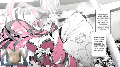 Mirai's midnight streams destroyed by big cock her kitsune ass gushed creampie