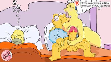 Busty Simpsons creampie feast stepsis stepmom hentai orgy compilation