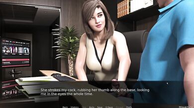 Office blowjob ruined her secretarial career cumshot overload