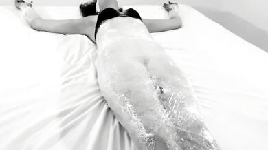 Tied up Wrapped in Plastic Doxy Vibes Make Her Gush