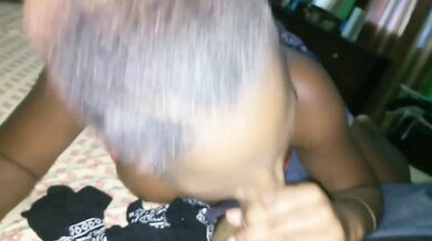 Ebony MILF’s Sloppy Cockslut Skills Destroy That Baby Throat Raw NYC Thot