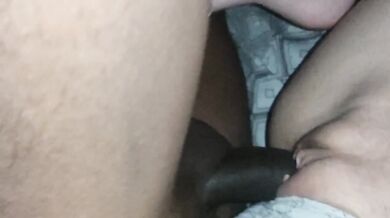 Until I Cum in His BBC Wife Takes Big Black Dick Hard