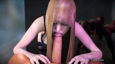 Teen Deepthroat Facefuck Gagging Sloppy Best 3D Hentai Rough