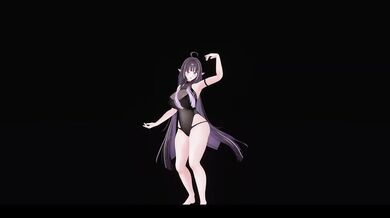 Nude Elf VTuber Dances KPop to a R34 MMD Hentai Orgasm