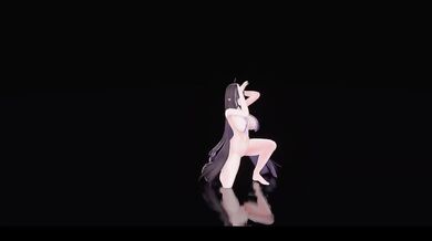 Nude Elf VTuber Dances KPop to a R34 MMD Hentai Orgasm