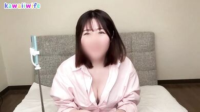 Japanese MILF solo dick rating cum on kawaii tease