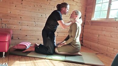 Passionate Danish cougar gets drilled missionary style by her long haired lover
