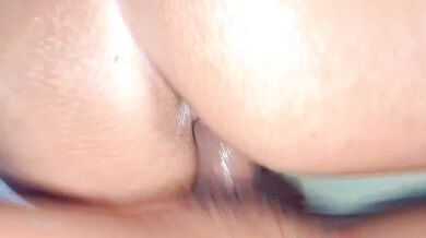 Pretty wife pouts after doggystyle cock pulverizes her ass raw cumshot glaze