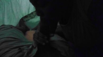 Ebony Thot Gets Choked Sloppy Deepthroat POV