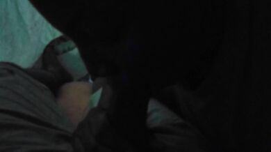 Ebony Thot Gets Choked Sloppy Deepthroat POV