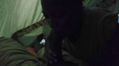 Ebony Thot Gets Choked Sloppy Deepthroat POV
