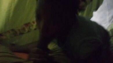 Ebony Thot Gets Choked Sloppy Deepthroat POV