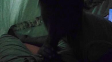 Ebony Thot Gets Choked Sloppy Deepthroat POV