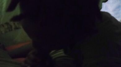 Ebony Thot Gets Choked Sloppy Deepthroat POV