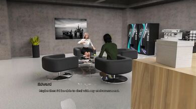 Corporate Cult Fucks Cute Blonde in 3D Porn Game