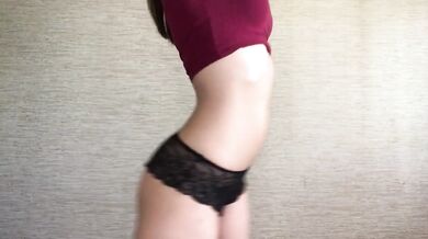 Leftover sexy dance unfiltered strip tease butt wiggles