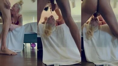 Blonde Teen Face Fucked Till She Puked and Pissed On Camera