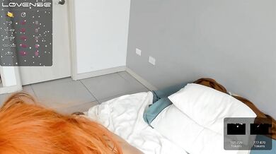 Redhead college slut gets her tight holes FILLED with thick cum