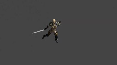 Dancing with her sword woman warrior raw animation sex