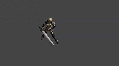 Dancing with her sword woman warrior raw animation sex