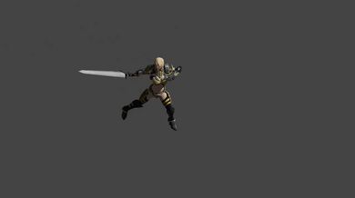 Dancing with her sword woman warrior raw animation sex