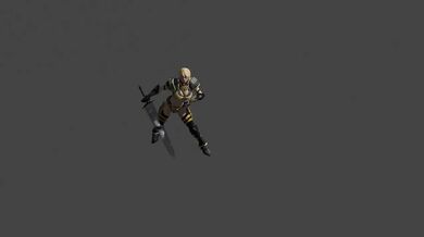Dancing with her sword woman warrior raw animation sex