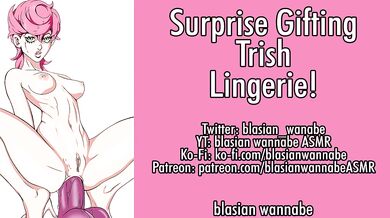 Surprising Trish in Lingerie Blasian ASMR Joi HD Porn