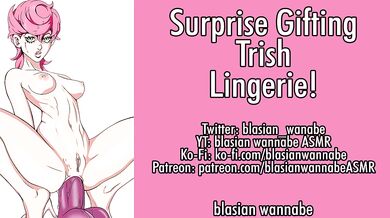 Surprising Trish in Lingerie Blasian ASMR Joi HD Porn