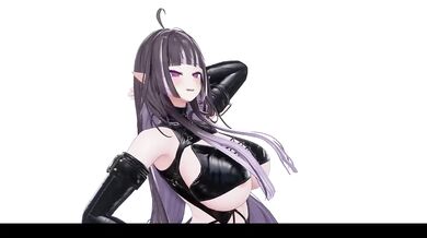 Good Timing MMD Hentai Elf VTuber Strip Dance on Fire
