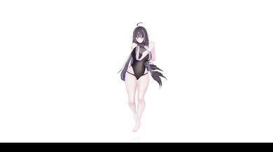 Good Timing MMD Hentai Elf VTuber Strip Dance on Fire