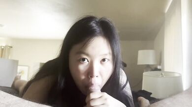 Giving Some Dick for Breakfast Asian Amateur Blowjob Virgin