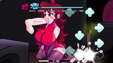 Game girl gets destroyed in Friday night funkin sexmod