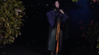 Old man ruins chinese girl in Black Myth Hentai NTR