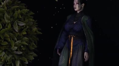 Old man ruins chinese girl in Black Myth Hentai NTR