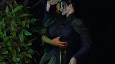 Old man ruins chinese girl in Black Myth Hentai NTR