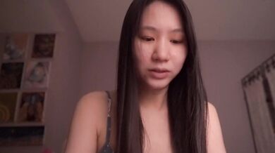 Seductive Asian cutie teases herself raw in ethical solo ASMR ecstasy
