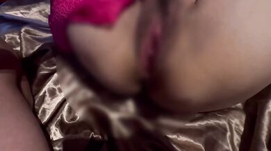 Midnight peach pie love raw Japanese cum inside her deep thrust climax