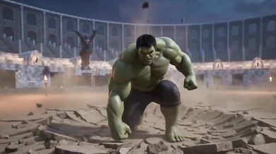 Black Widow X Hulk monster cock fuckfest deepthroat anal parody