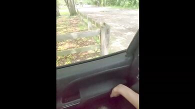 Ali dogging at the park in Gilf POV 69 year old wife screams while anal fingering her tight pussy