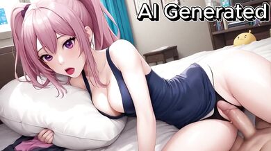 Massive Boobs Pink hair Schoolgirl POV titfuck deepthroat cumshot