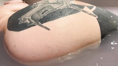 Proxy Paige absolute blasts in bath while fingering her big tits