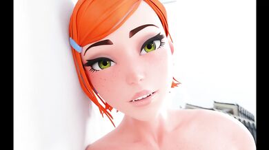 Big boner caught raw by redhead best friend in giant mansion fuck