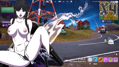 Eliminated in Garment with Merlina Fortnite Creampie