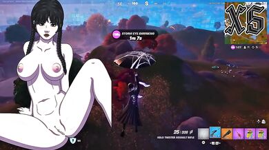 Eliminated in Garment with Merlina Fortnite Creampie