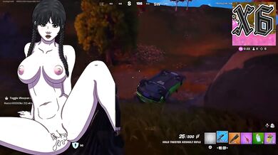 Eliminated in Garment with Merlina Fortnite Creampie