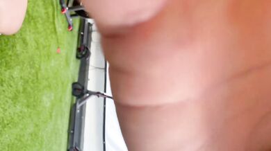 POV blowjob deep throat her big ass backshots choke gagging